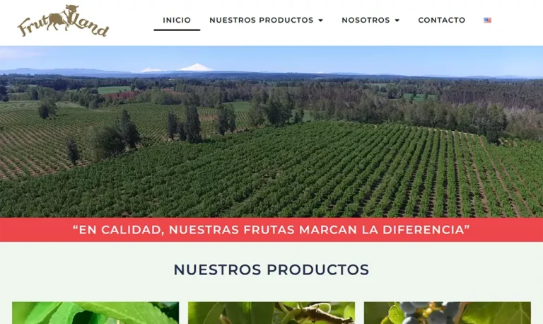 web exportadorafrutland.cl